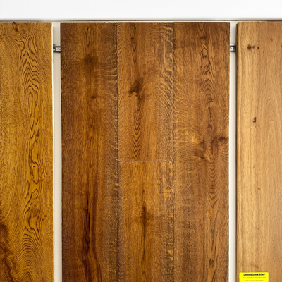 Boston Engineered Real Wood French Oak Handscraped UV Oiled Cognac